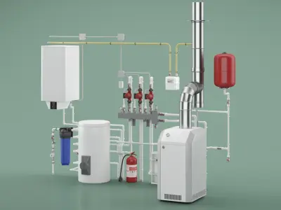 Boiler Room 3D model