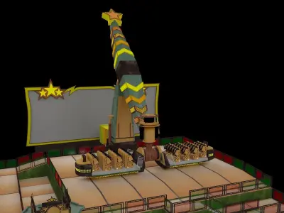 Amusement Ride 3D model