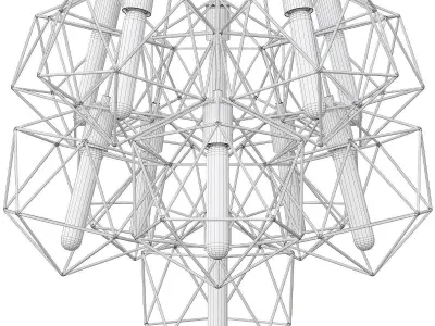 Astrid Multi Light Pendant 3D model