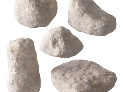Stones Set 03 3D model