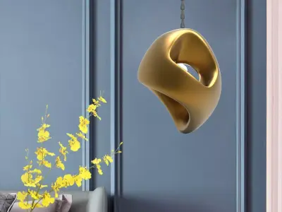 Lamp shade 3D print model 6