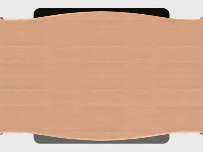 Carved dinner table for CNC 03 3D model