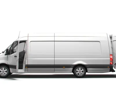 Mercedes Benz Sprinter L4H2 RWD HQ Interior 2025 3D model