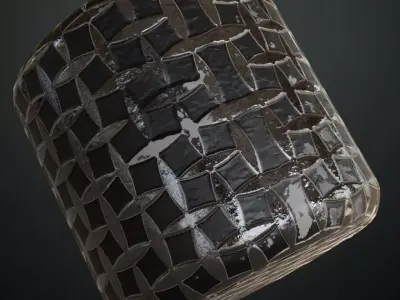 Diamond Metal Plate PBR Seamless Texture shop