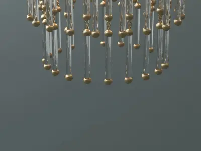 Restoration Hardware Luciano Chandelier 3D model