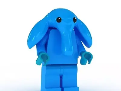 LEGO Minfigure Max Rebo 3D model