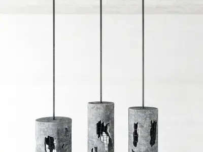 Concrete light 3D model