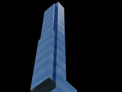 Central Park Tower - NYC Low-poly 3D model