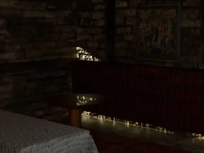 Medievel Period House Interior Free 3D print model