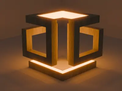 Modell of lamp for interior Free low-poly 3D model buy