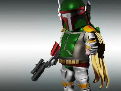 Boba Fat 3D print model