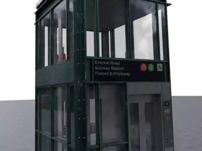 NYC Elevator 3D model