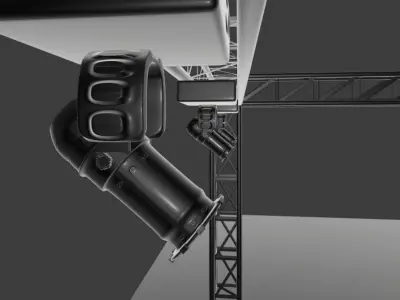 Lighting truss 3D model