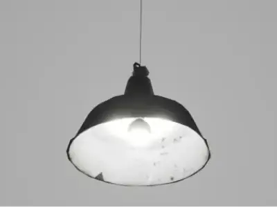 Pendent Light Low-poly 3D model
