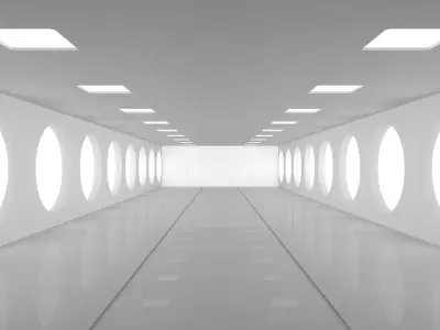 Sci Fi Warehouse 3D model