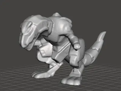 ZEKE ORGANOID CLASSIC MINI FIGURE CHAOTIC CENTURY MINIATURE TOY 3D print model