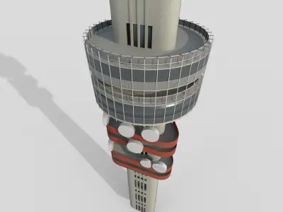  TV Tower - Pecs Hungary 3D model