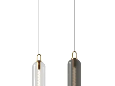 Vakkerlight - Glass penpant light 3D model