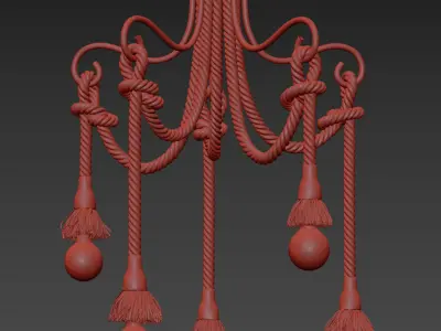 Loft Rope Light 5 3D model