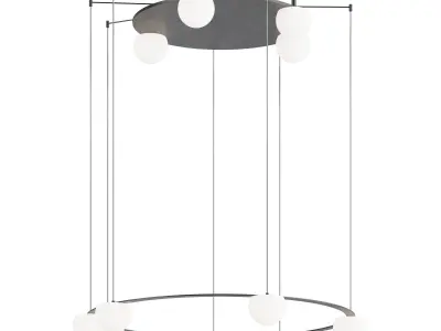 ESTILUZ CIRC CEILING LAMP 3D model