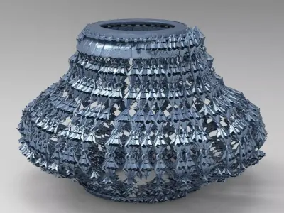 Sci fi swarm cave 1  3D model