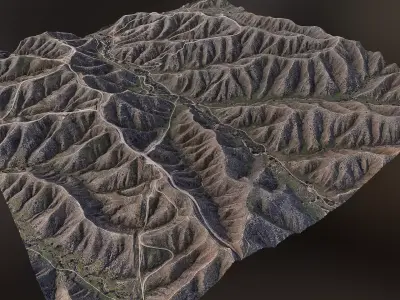 Landscape D - Scan 3D model