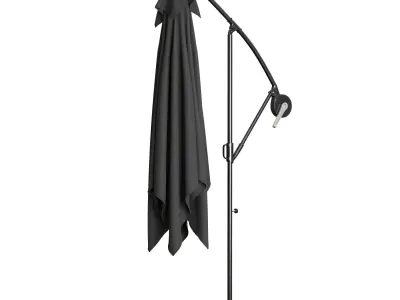 Kesser Parasol Rectangular Led Solar 3D model