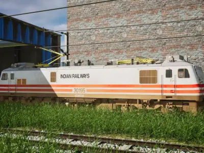 Indian Railway WAP-5 3D Pack Low-poly 3D model