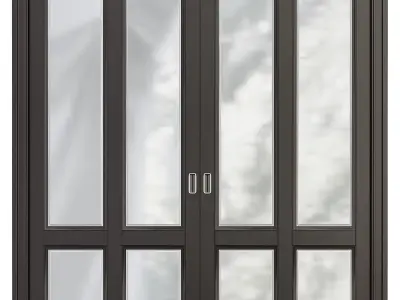 Door Collection 12 Pieces 3d model 3D model