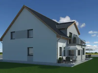 Family House 6 3D model