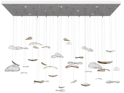 Chandelier drop 3D model