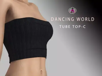Dancing World - Tube Top-C Low-poly 3D model