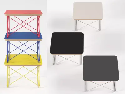 LTR eames side table 3D model