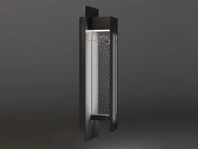 River Path Led Outdoor Wall Light Bkt 3D model