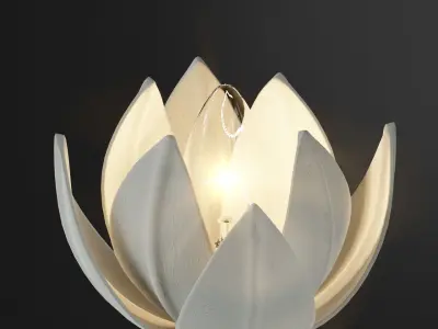 Alberto Large Two-Tier Chandelier 3D model