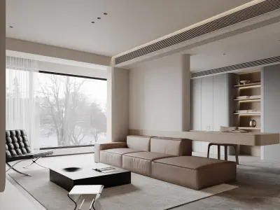 apartment interior scenes    3D model 19