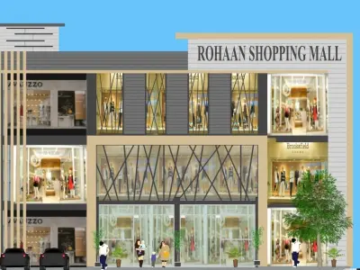 Small Shopping Mall 3D model