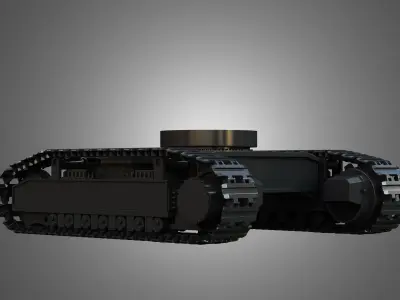 Tracks - Hydraulic Mining Shovel - 6030 FS 3D model