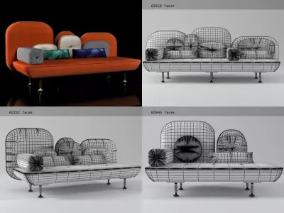 My Beautiful Backside - Principessa 3D model