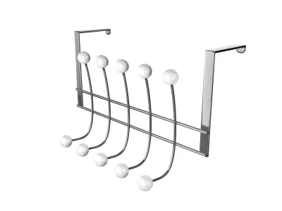 3D model White Coat Hanger 3D model