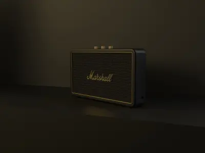 A modern room Low-poly 3D model