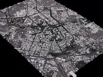 Tashkent - Uzbekistan 3D model