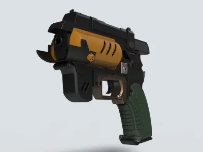 Spacers choice Light pistol from the game The Outer Worlds 3D print model