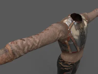  Steampunk  skin 13 Low-poly 3D model