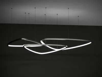 Egg Hanging Lamp 3D model