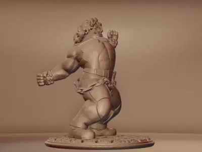 HUGO - STREET FIGHTER Free 3D print model