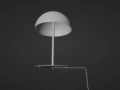 HANNA Pink Table Lamp Low-poly 3D model