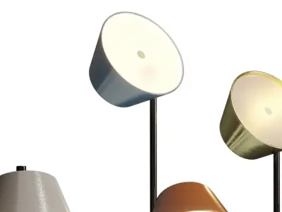 Marset Tam Tam floor  light Low-poly 3D model