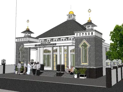 Architecture-Religion-God-Culture-Temple -0238 3D model