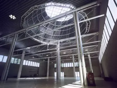 Modern Spacious Lobby 3D model